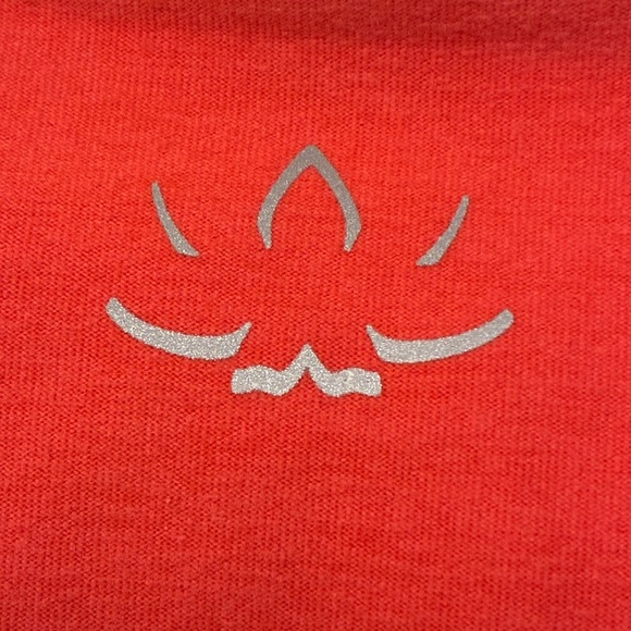 NWT BEYOND YOGA Spacedye Allure Lace High Cropped Tank Rashh Coral Size Small - Picture 6 of 9